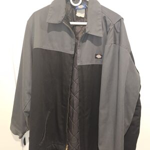 Dickies Men's Two-Tone Black and Gray Jacket